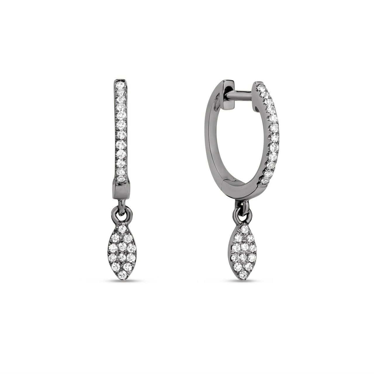 Diamond Marquise Dangle Earring