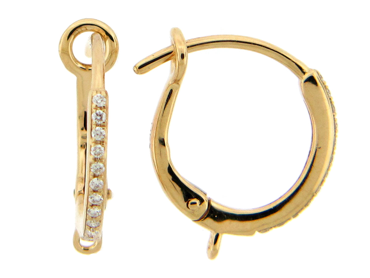 DIAMOND EARRING, 14KY (N)