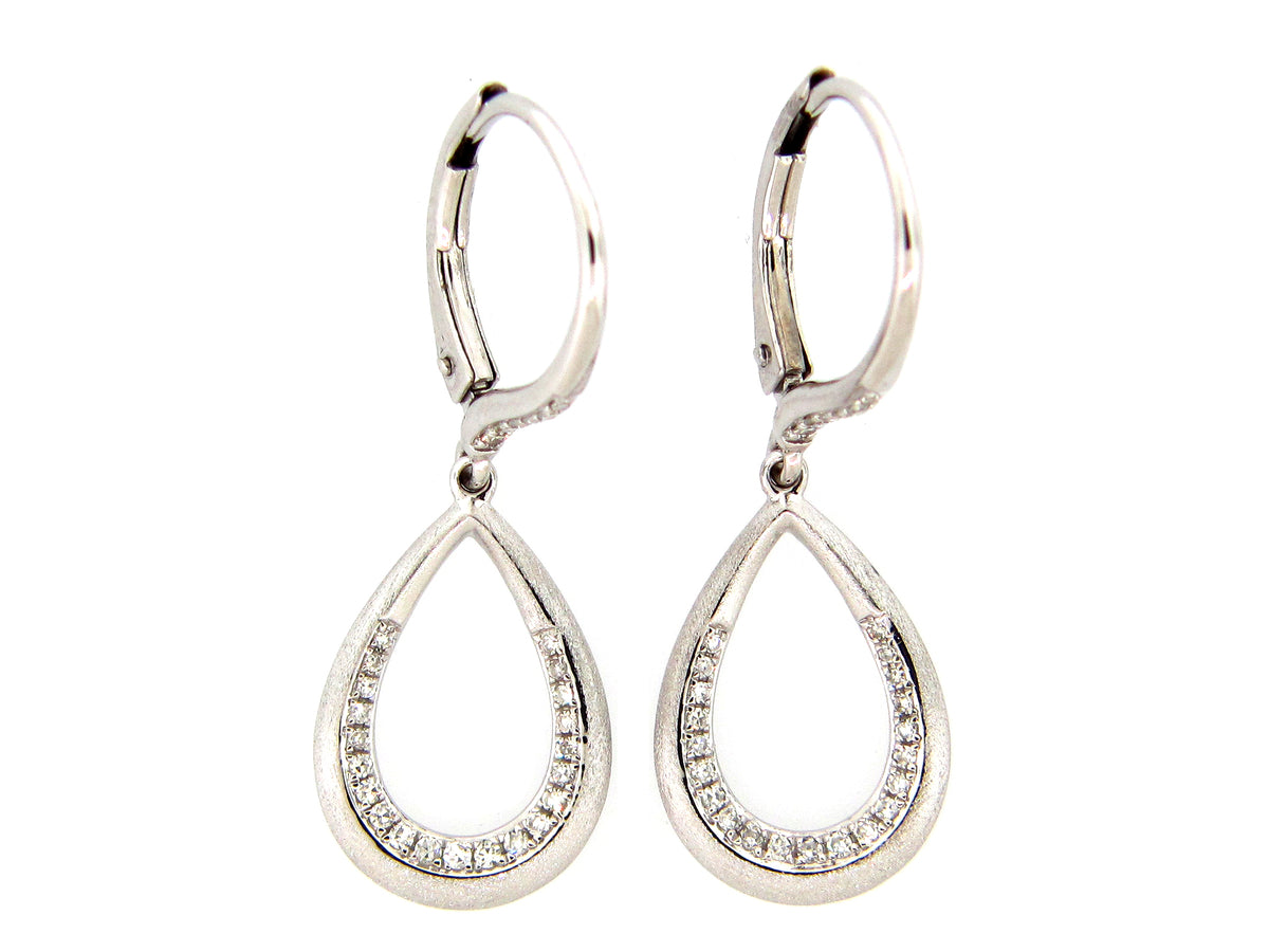 DIAMOND TEAR DROP EARRING