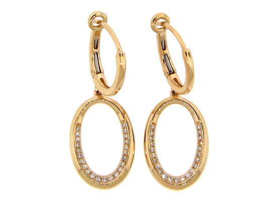 DIAMOND EARRING, 14KY (N)