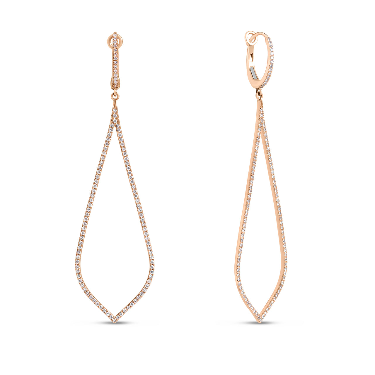 Diamond Teardrop Jumbo Earring