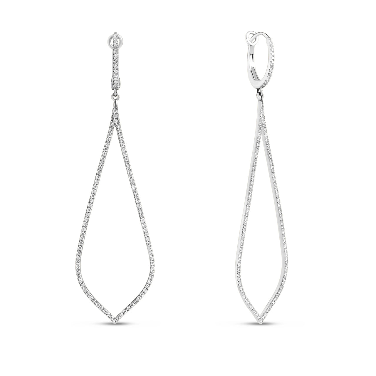 Diamond Teardrop Jumbo Earring