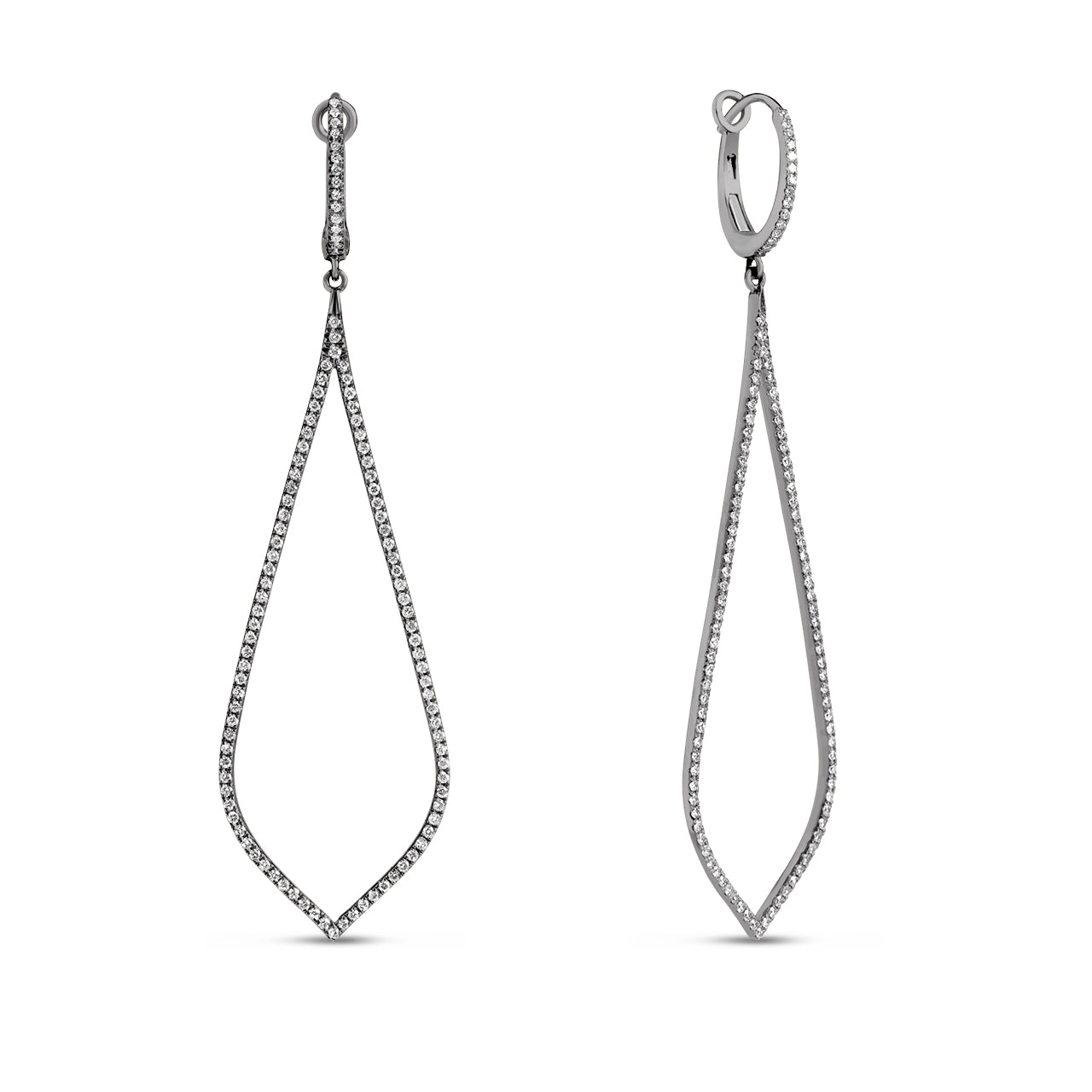 Diamond Teardrop Jumbo Earring