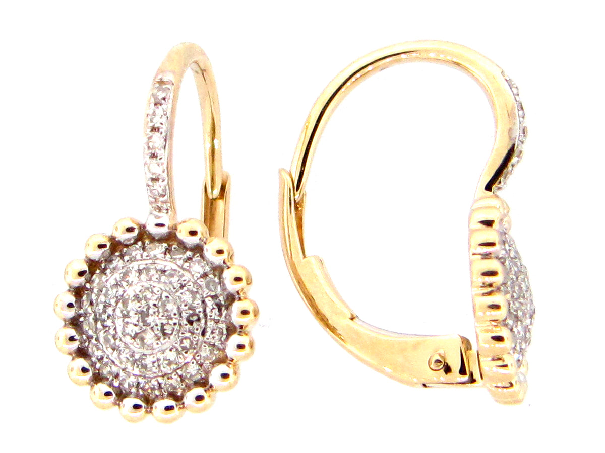 DIAMOND EARRING, 14KY (N)