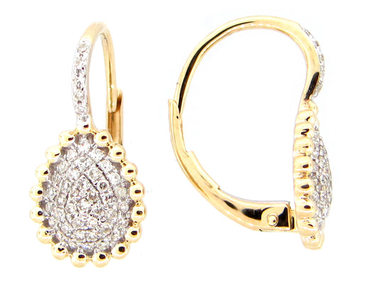 DIAMOND EARRING, 14KY (N)