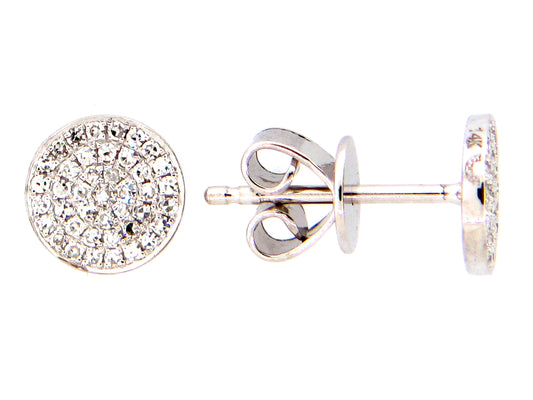 DIAMOND EARRING, 14KW (N)