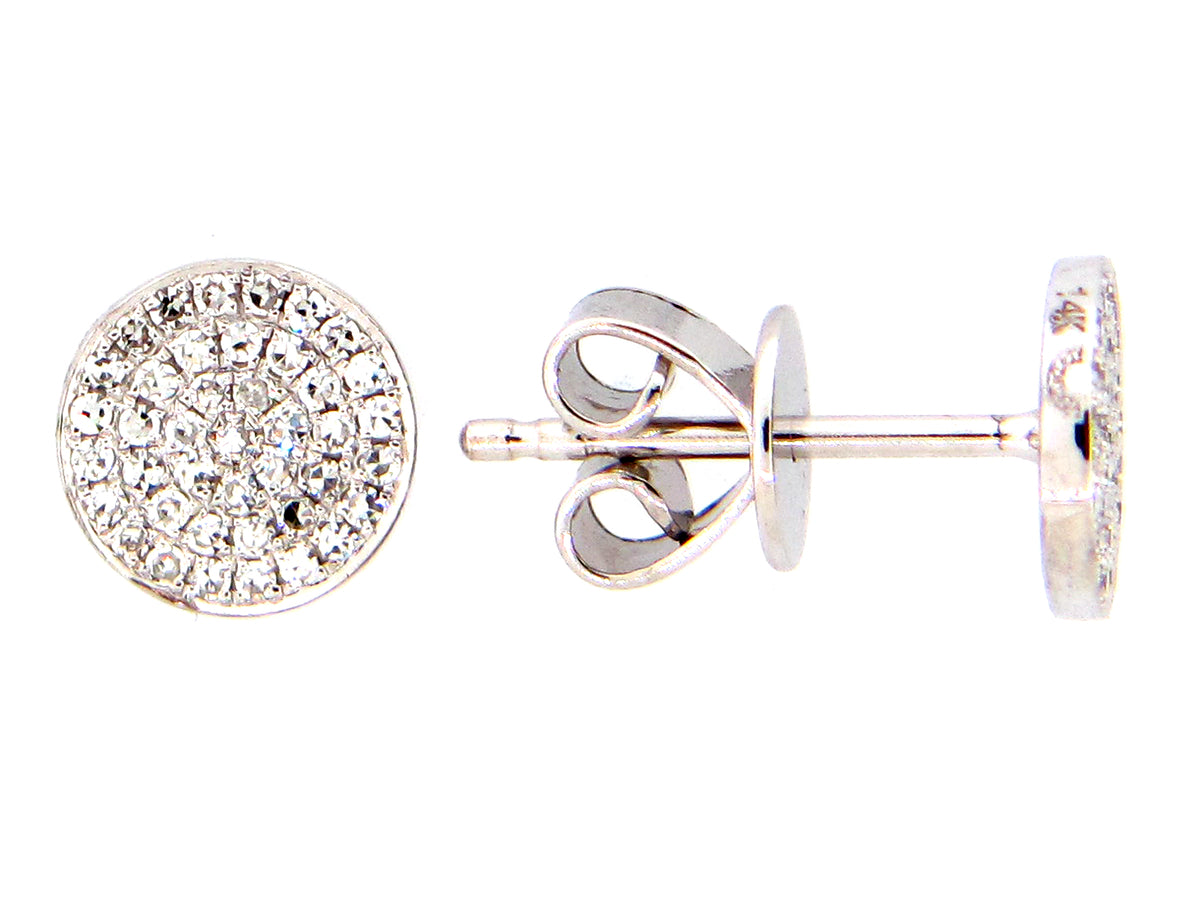 DIAMOND EARRING, 14KW (N)