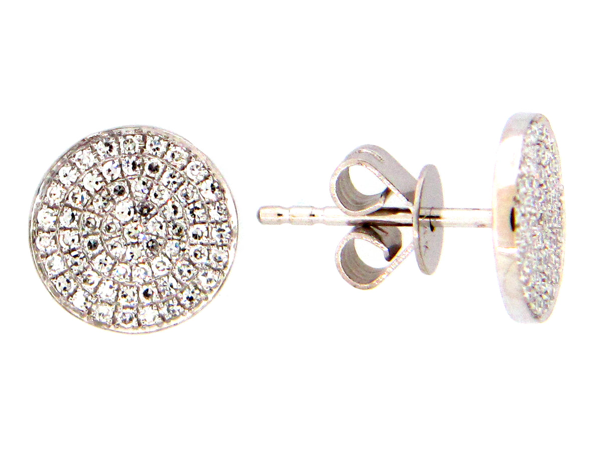 DIAMOND DISC EARRING