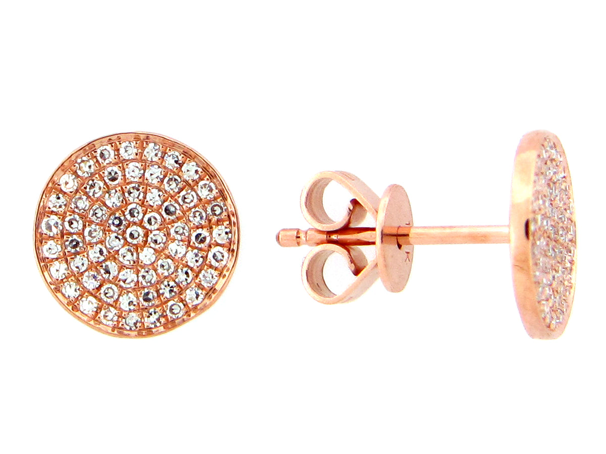 DIAMOND DISC EARRING