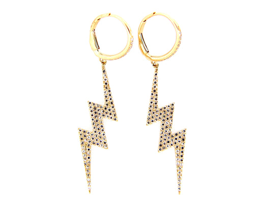 DIAMOND EARRING, 14KY (N)
