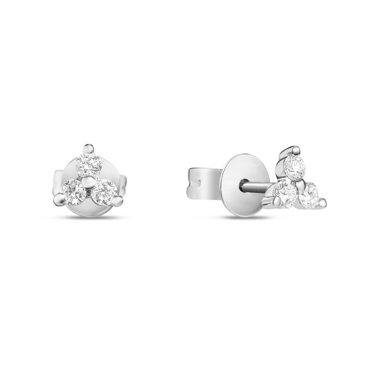 Diamond Trio Stud Earring