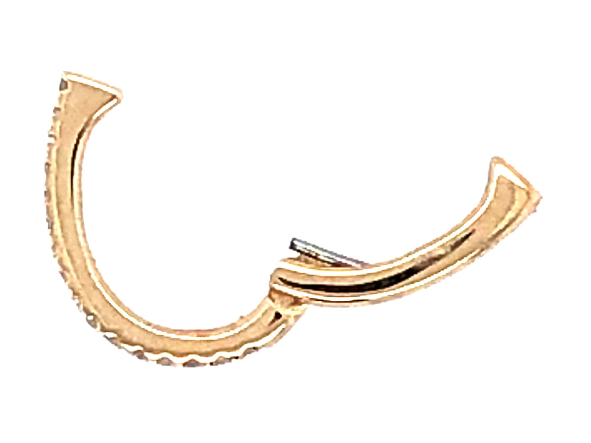 SINGLE EARRING DIAMOND CUFF