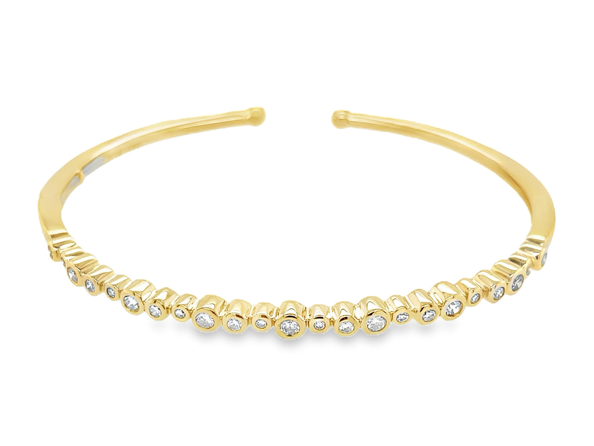 DIAMOND BEZEL BANGLE