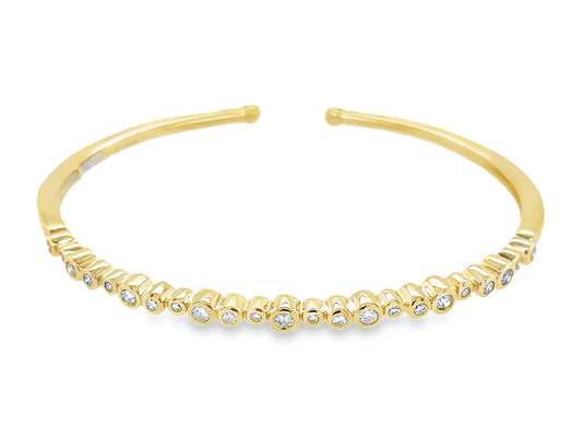 DIAMOND BEZEL BANGLE