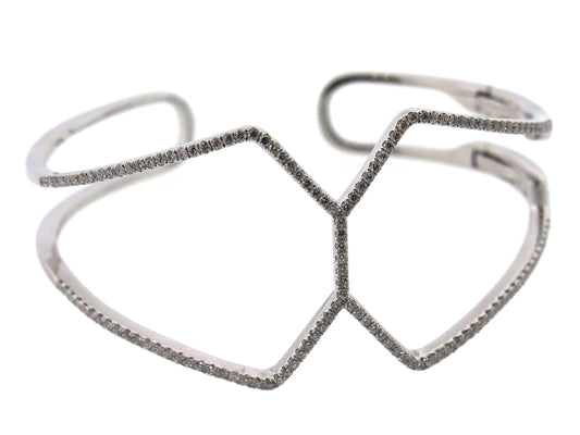 DIAMOND BANGLE, 14KW (N)