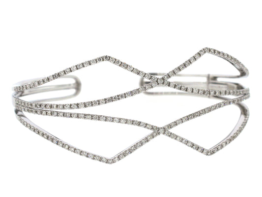 DIAMOND BANGLE, 14KW (N)