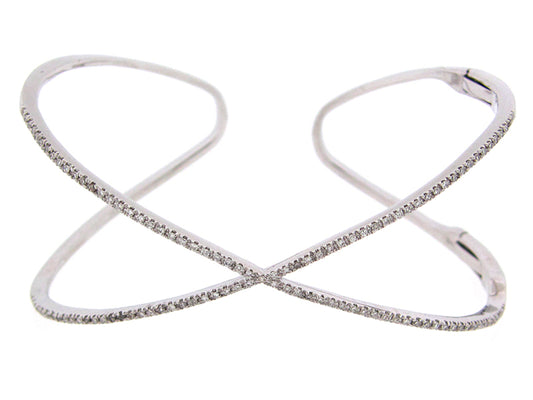 DIAMOND BANGLE, 14KW (N)