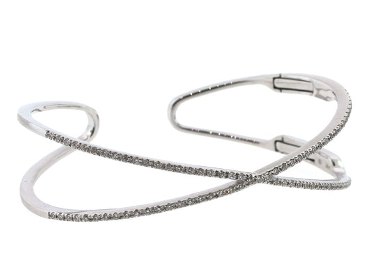 DIAMOND BANGLE, 14KW (N)