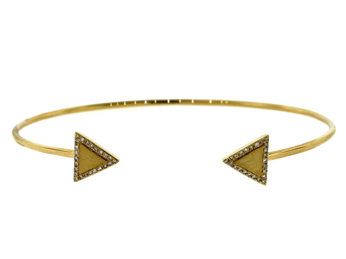 DIAMOND BANGLE, 14KY (N)
