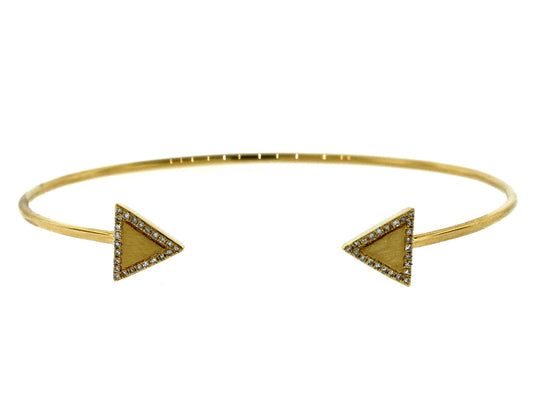 DIAMOND BANGLE, 14KY (N)
