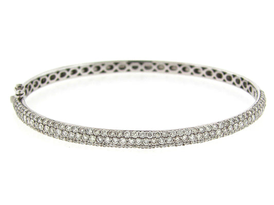DIAMOND BANGLE, 14KW (N)