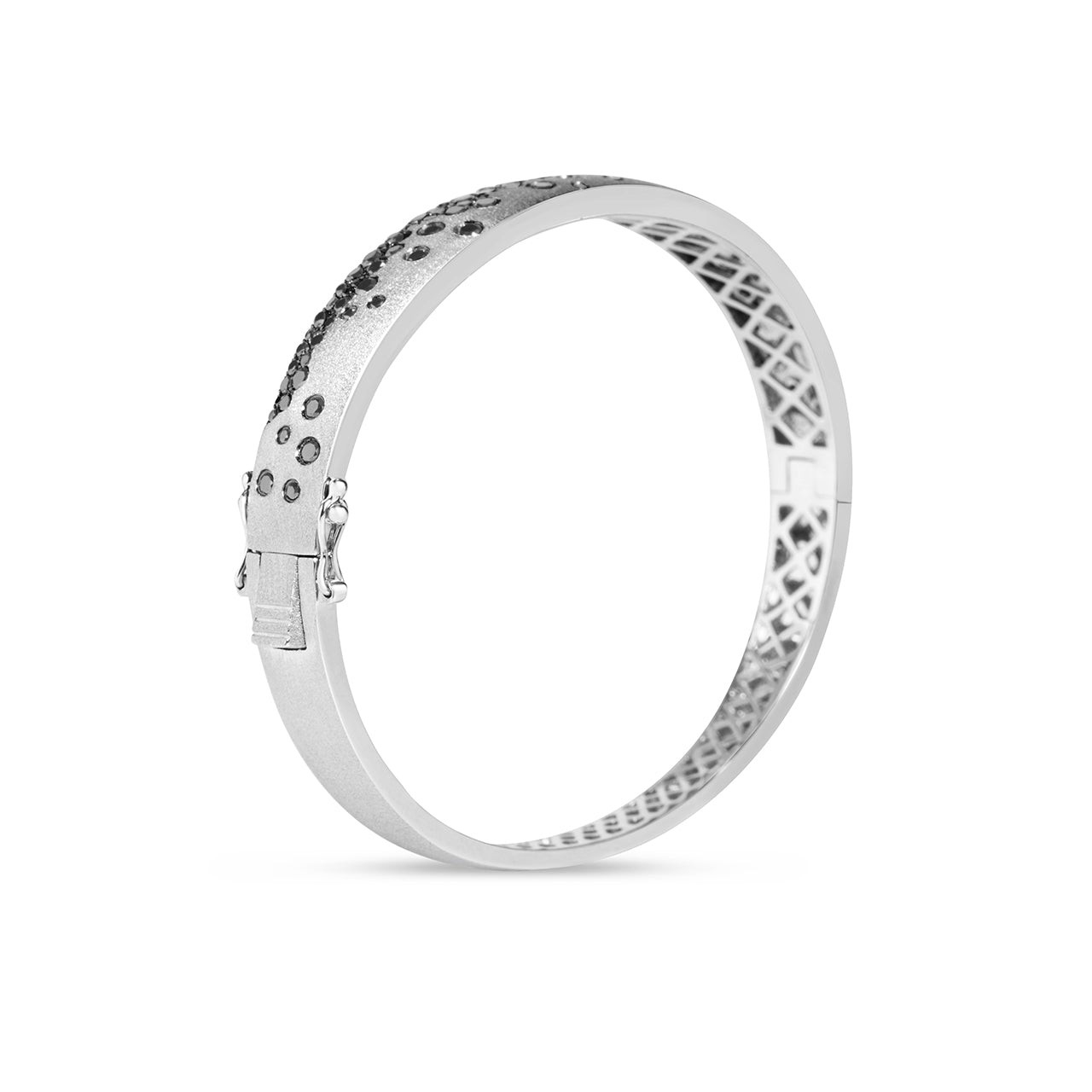 Black Diamond Confetti Signature Bangle