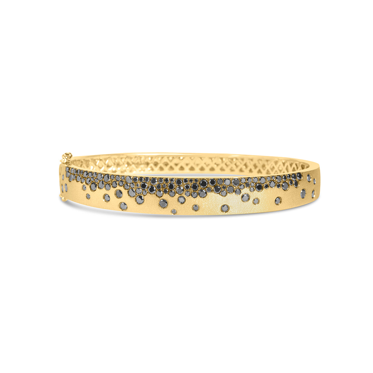 Black Diamond Confetti Signature Bangle