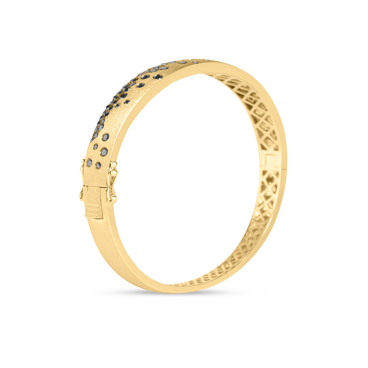 Black Diamond Confetti Signature Bangle