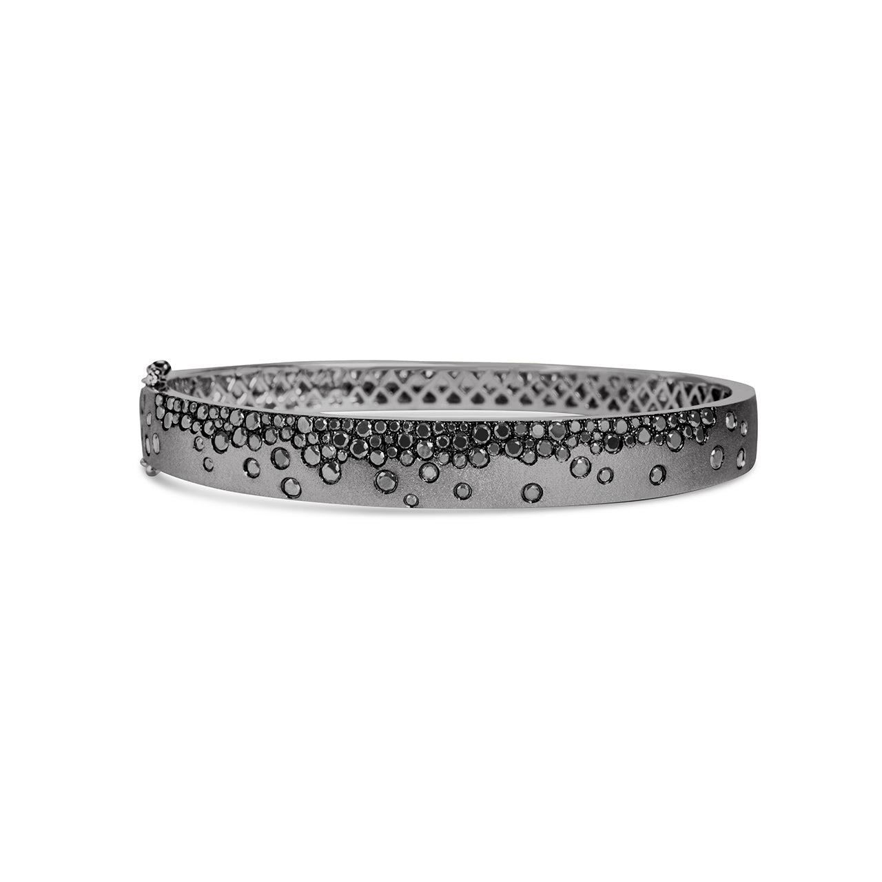 Black Diamond Confetti Signature Bangle
