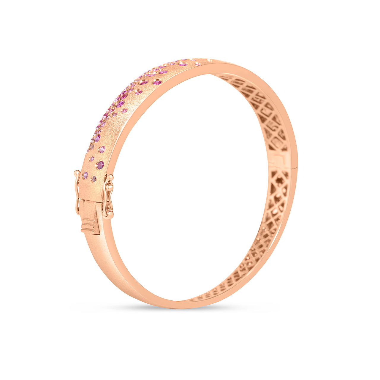 Pink Sapphire & Ruby Confetti Signature Bangle