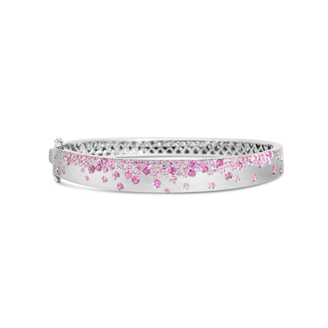 Pink Sapphire & Ruby Confetti Signature Bangle