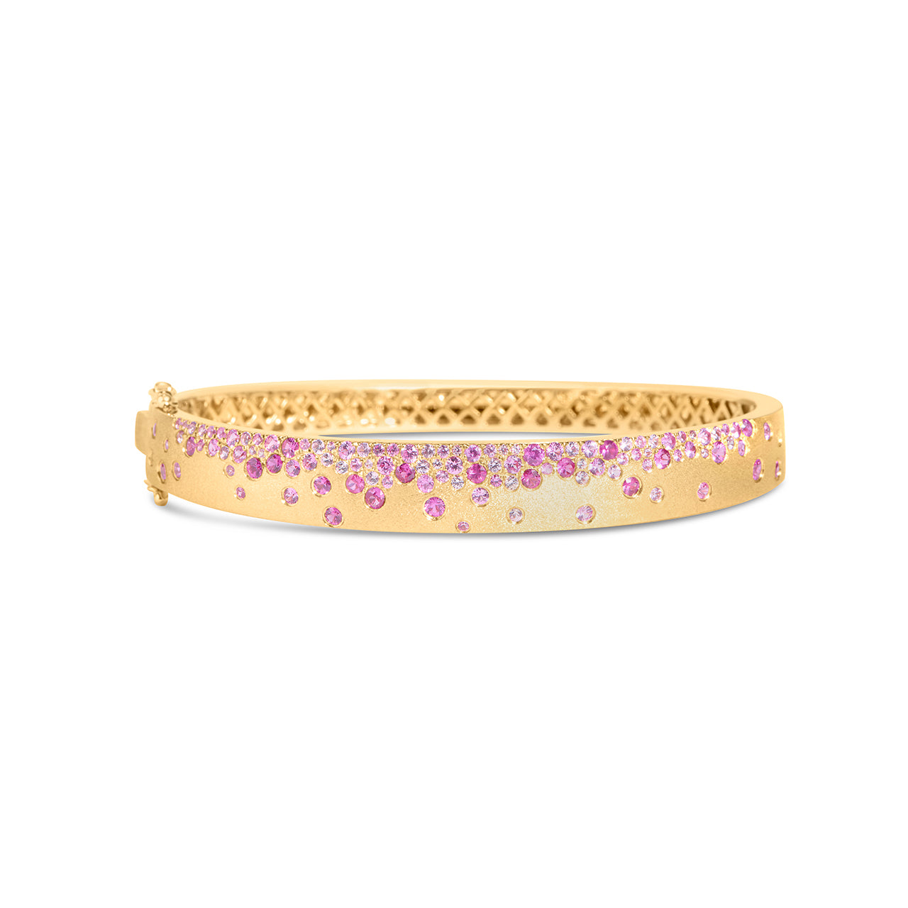 Pink Sapphire & Ruby Confetti Signature Bangle
