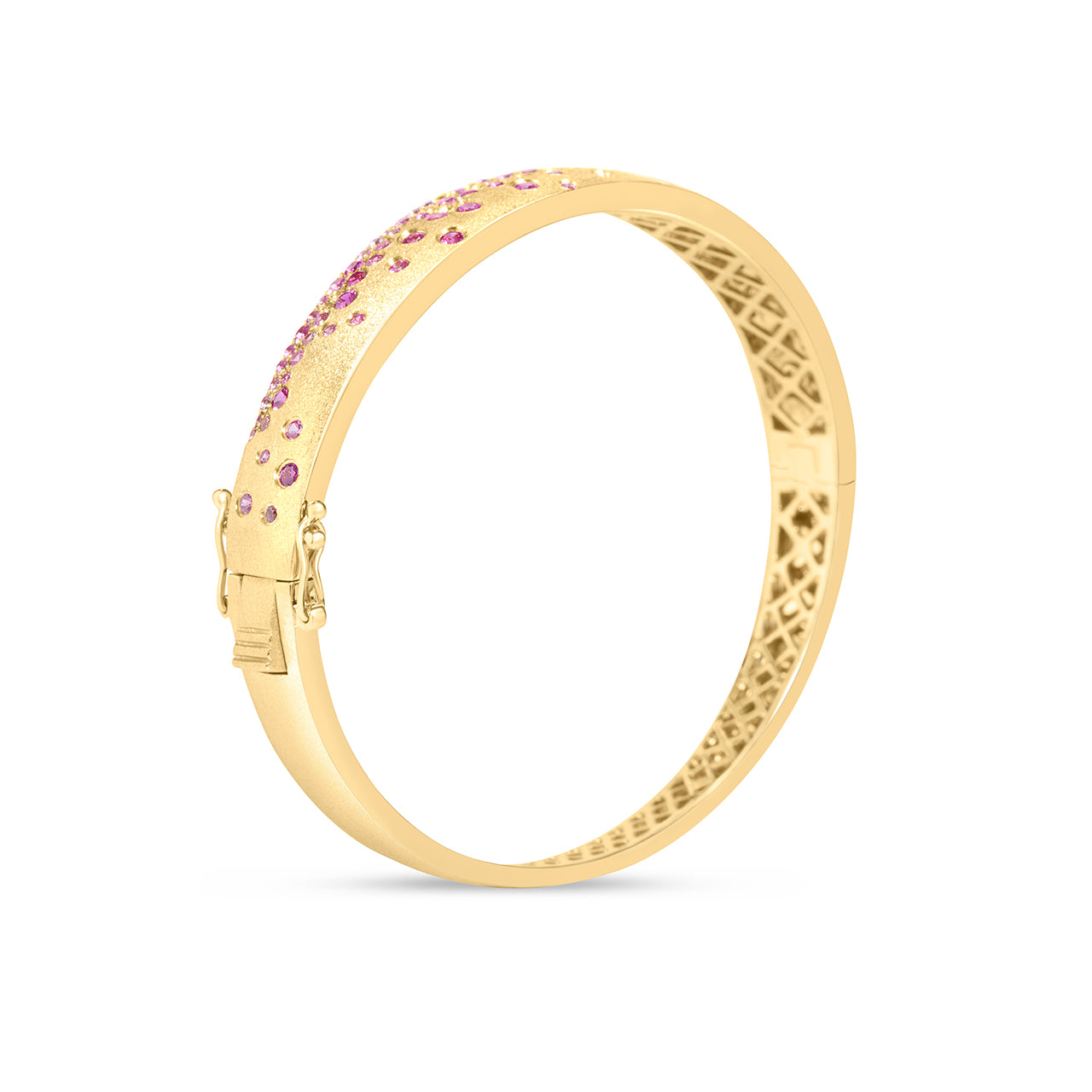 Pink Sapphire & Ruby Confetti Signature Bangle