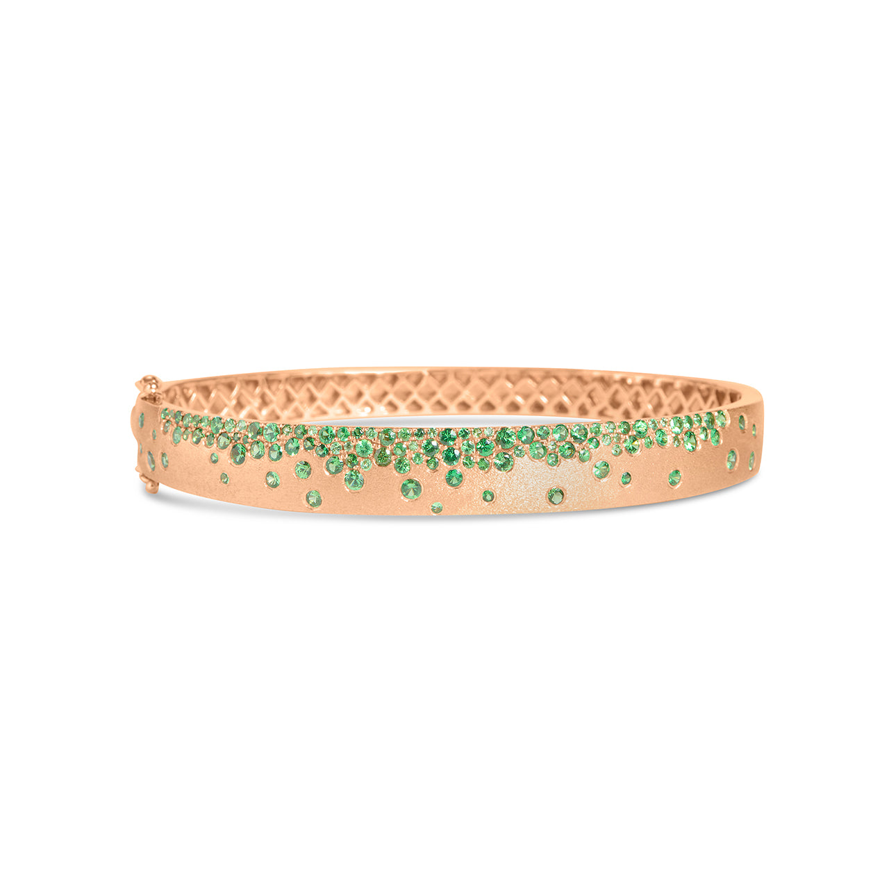Tsavorite Confetti Signature Bangle
