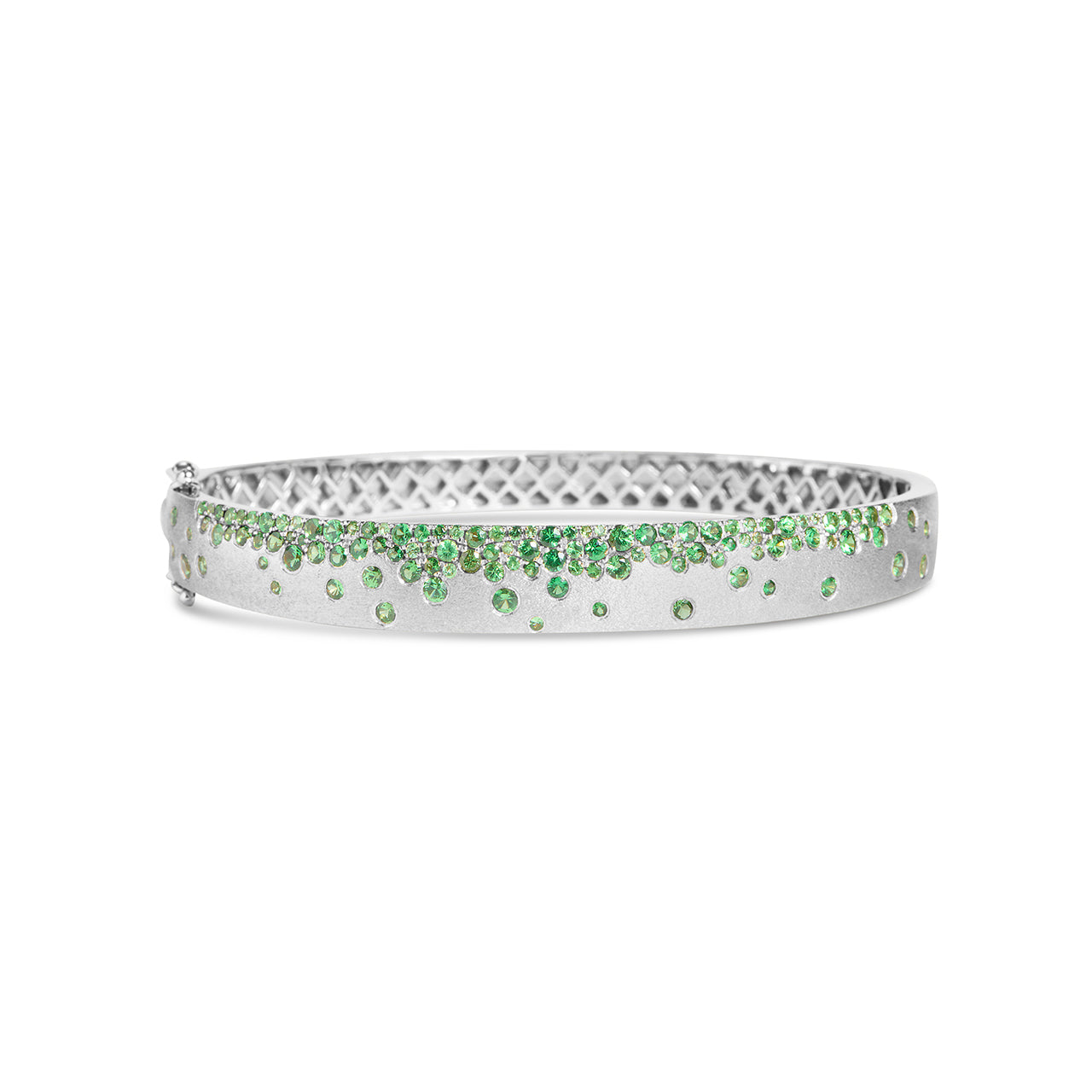 Tsavorite Confetti Signature Bangle