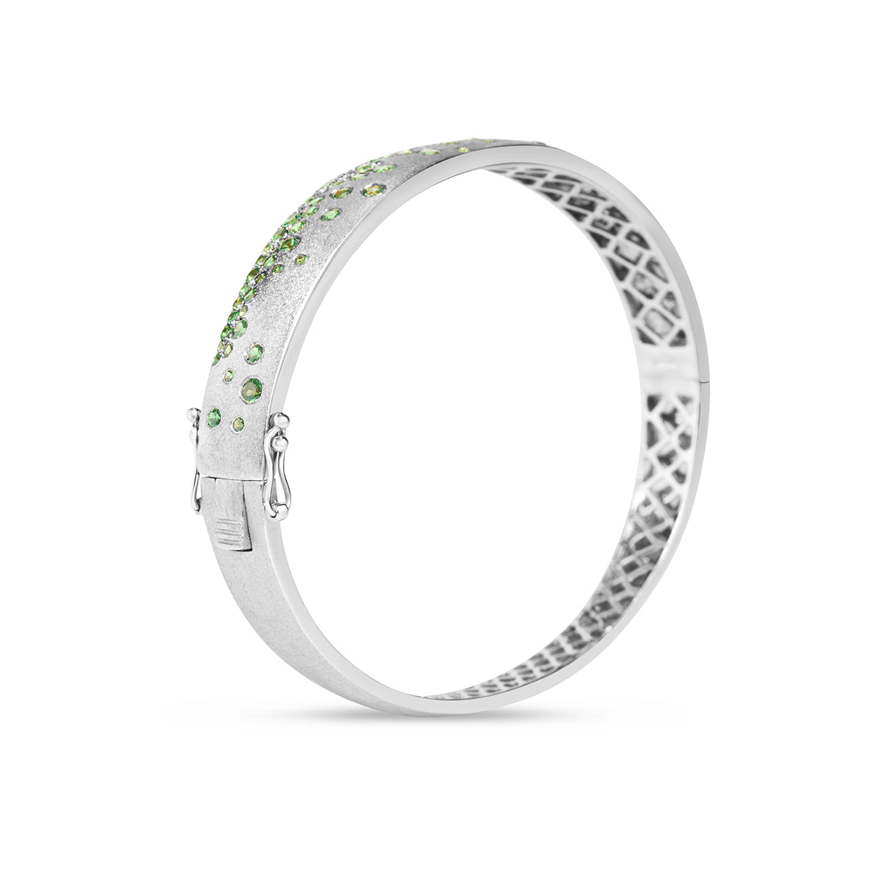 Tsavorite Confetti Signature Bangle