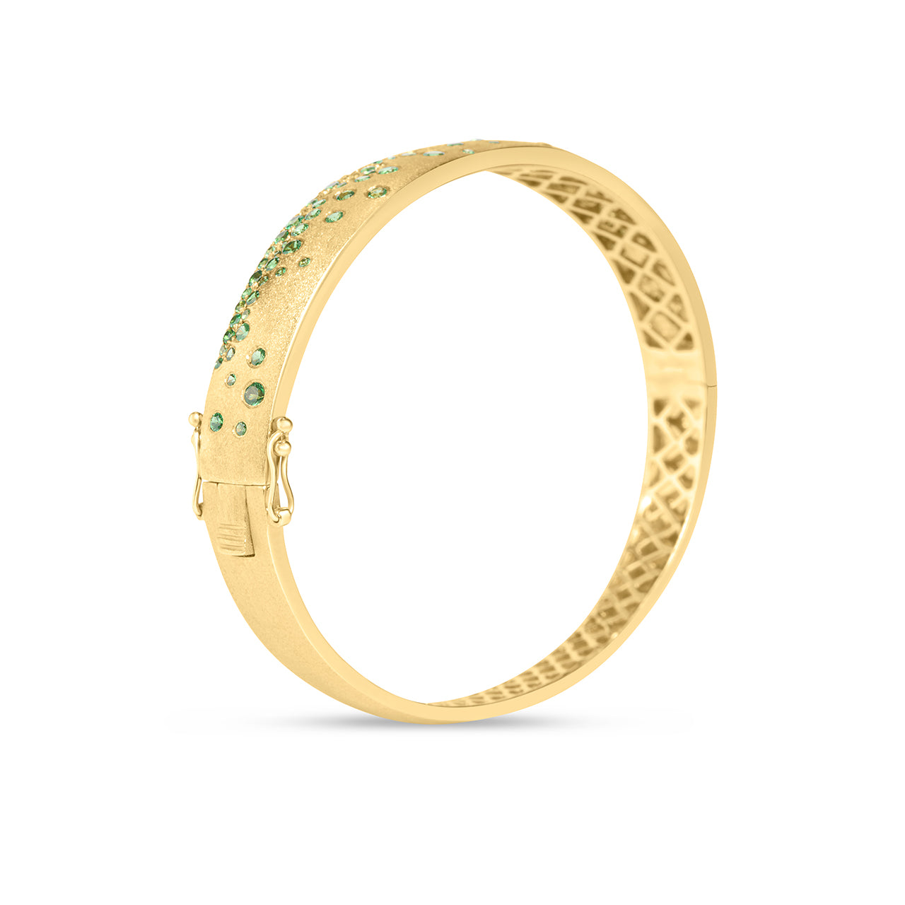 Tsavorite Confetti Signature Bangle