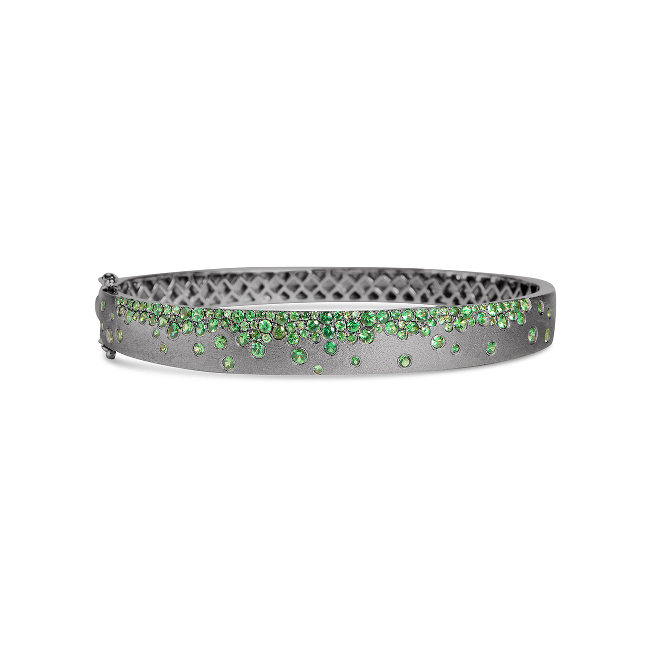 Tsavorite Confetti Signature Bangle