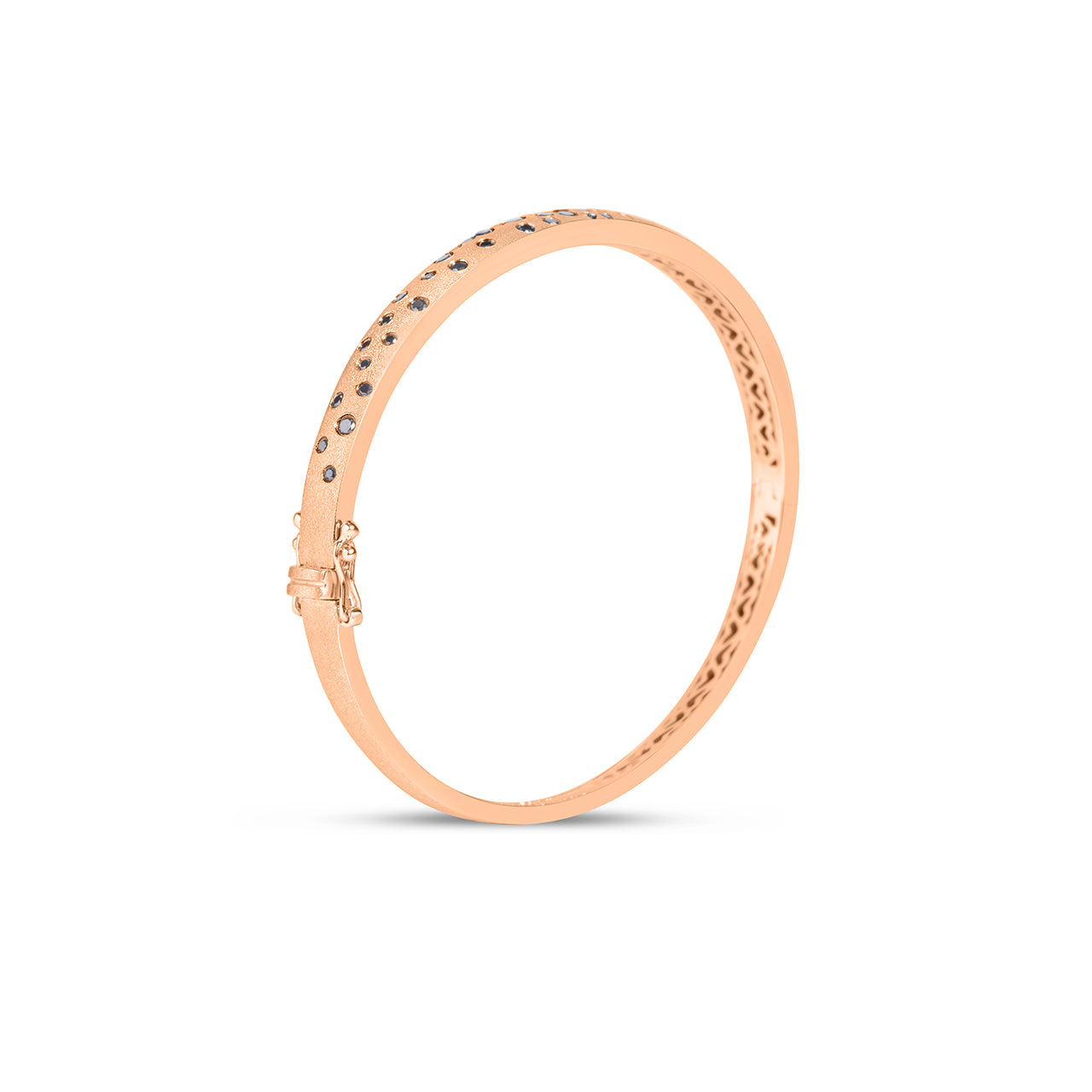 Black Diamond Confetti 5mm Bangle