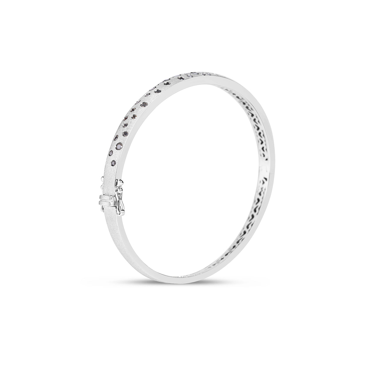 Black Diamond Confetti 5mm Bangle