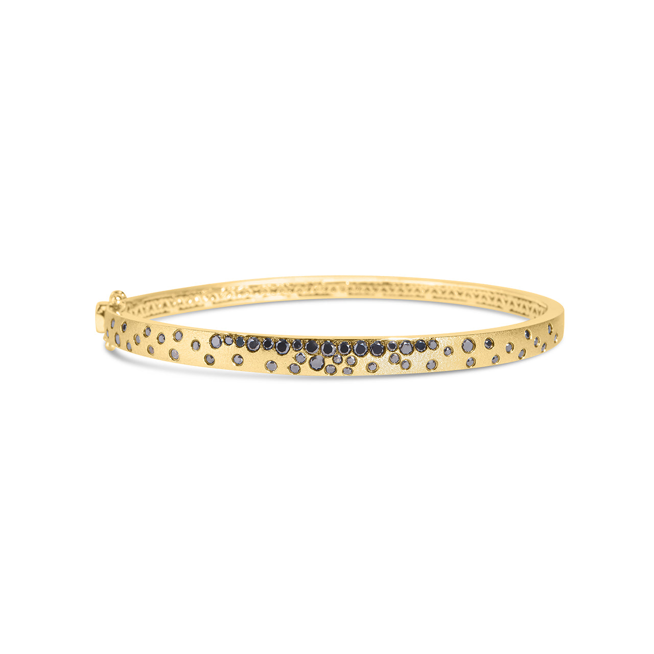 Black Diamond Confetti 5mm Bangle