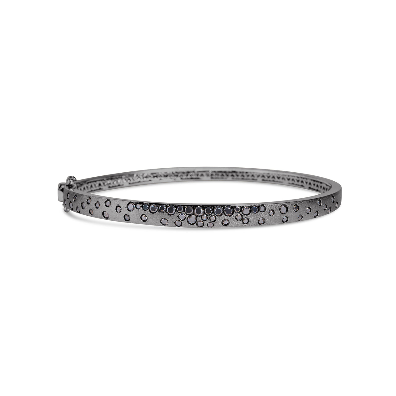 Black Diamond Confetti 5mm Bangle