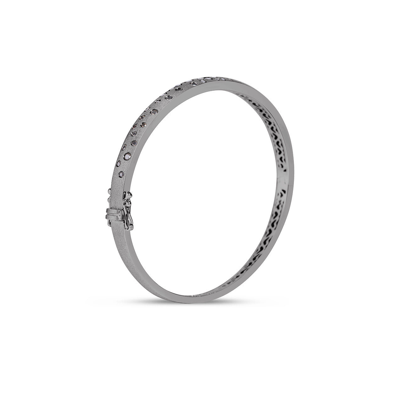 Black Diamond Confetti 5mm Bangle