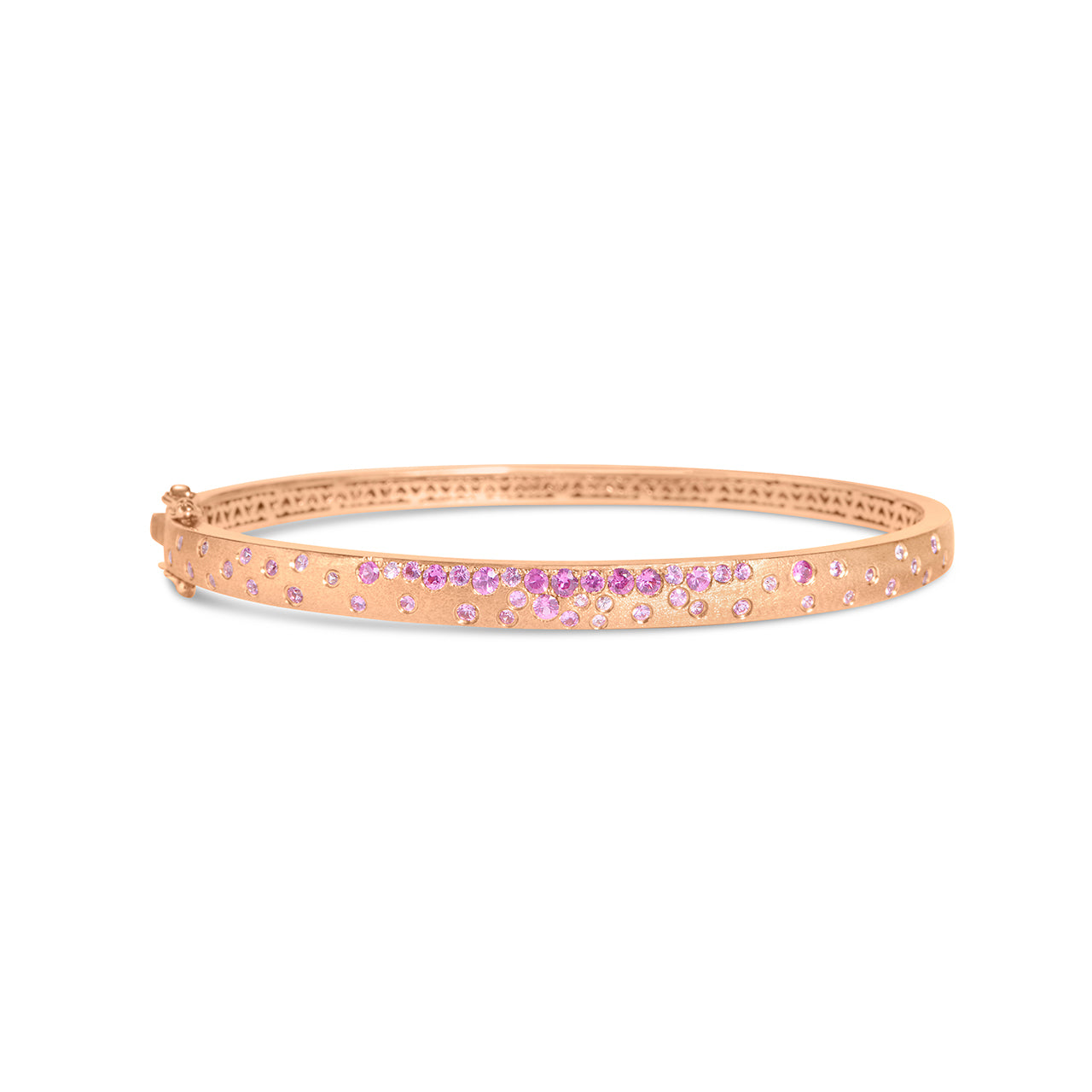 Pink Sapphire & Ruby Confetti 5mm Bangle