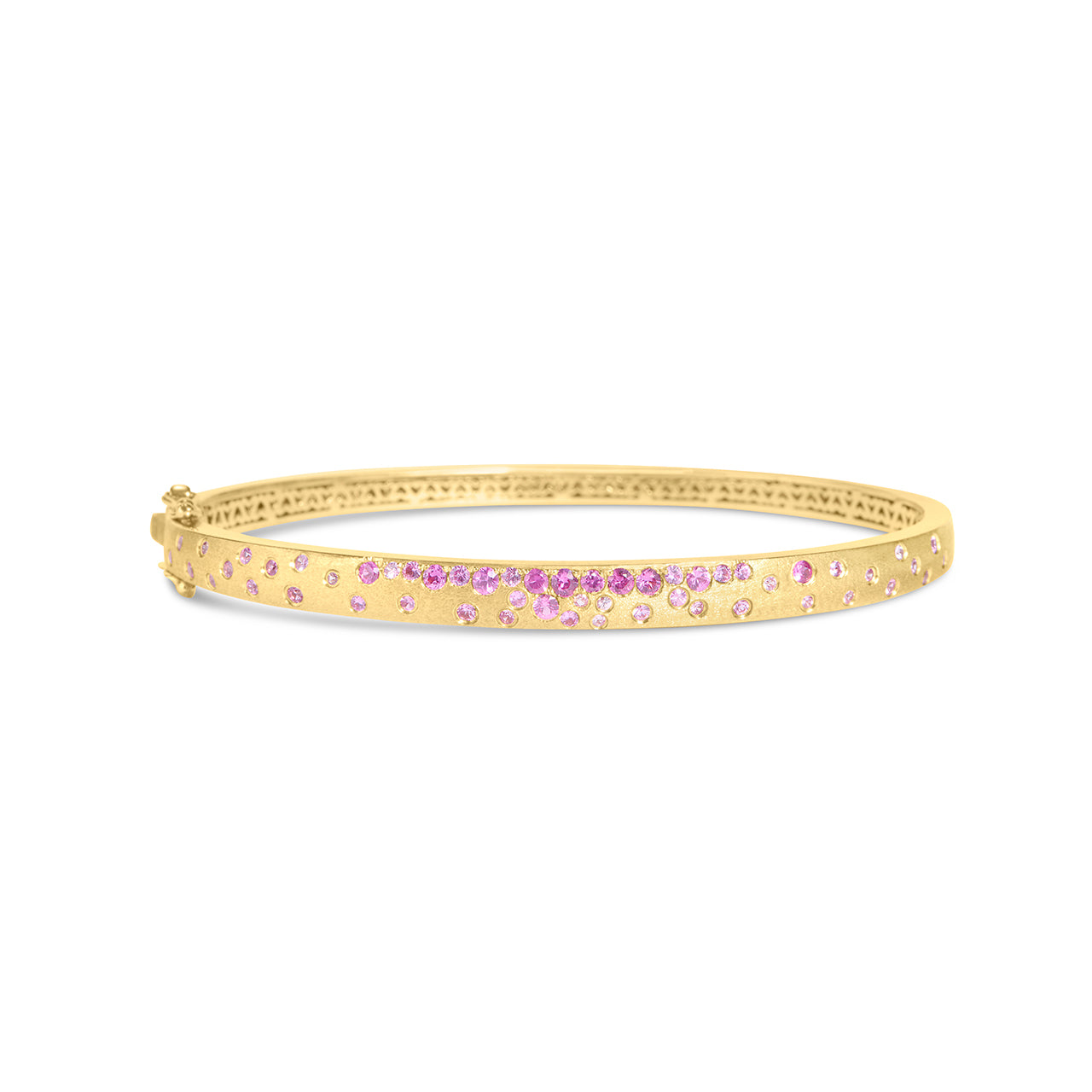 Pink Sapphire & Ruby Confetti 5mm Bangle