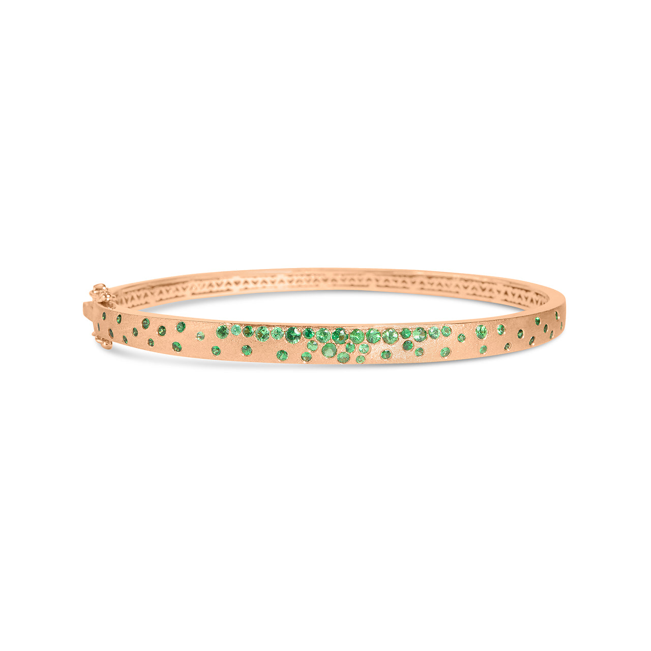 Tsavorite Confetti 5mm Bangle