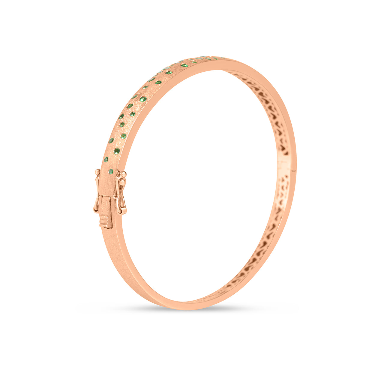 Tsavorite Confetti 5mm Bangle