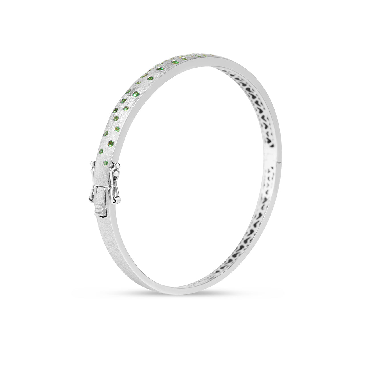 Tsavorite Confetti 5mm Bangle