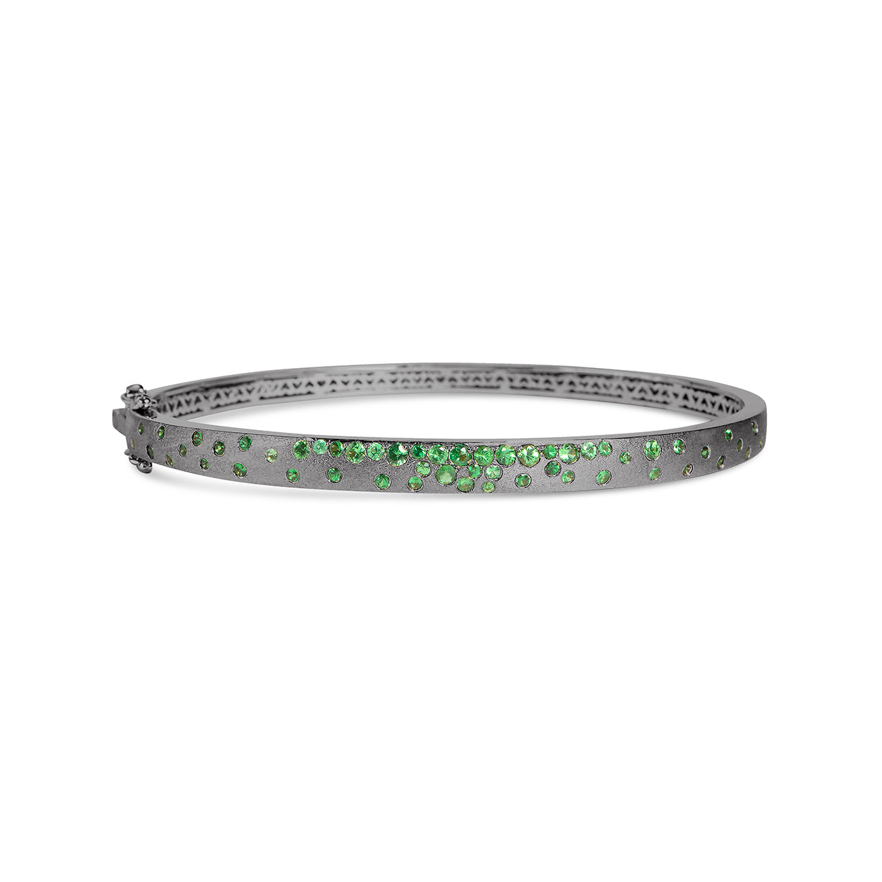 Tsavorite Confetti 5mm Bangle