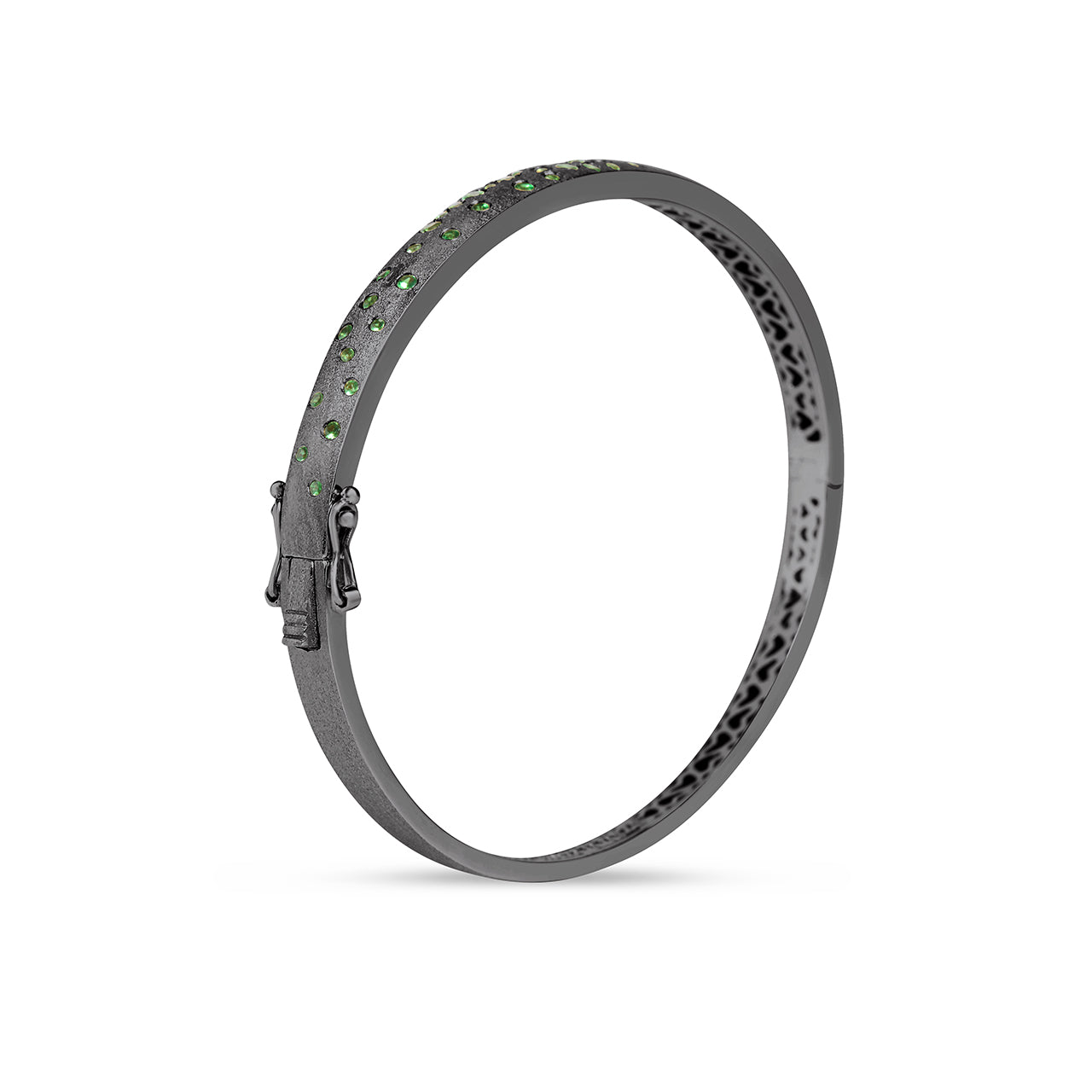 Tsavorite Confetti 5mm Bangle